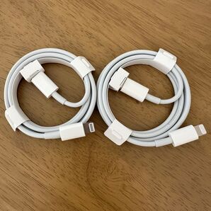 新品 Apple純正品 USB タイプC to ライトニングケーブル 正規品2点
