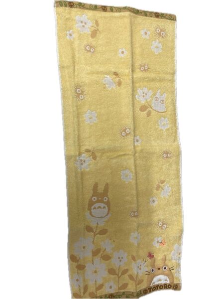 トトロ アップリケ フェイスタオル 【サイズ】約34cm×80cm 新品未使用