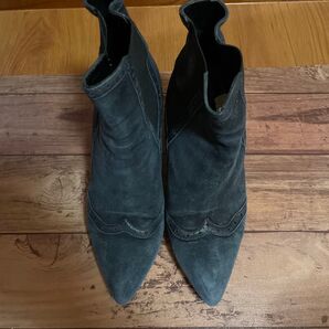 サイドゴアブーツ made in Italy 37 ショートブーツ スウェード