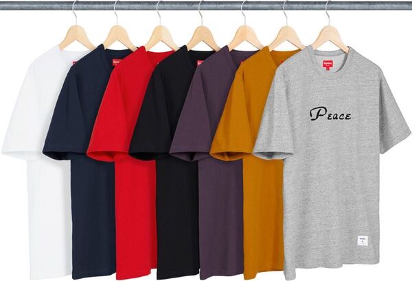 【新品】Supreme Peace S/S Top ロゴ Tシャツ ヘザーグレー S Heather Grey