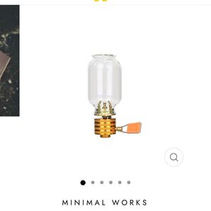 【中古】MINIMAL WORKS EDISON LANTERN/ORANG エジソンランタン