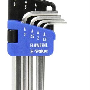 イーバリュー 六角棒レンチセット 7本組 ELHW07NL