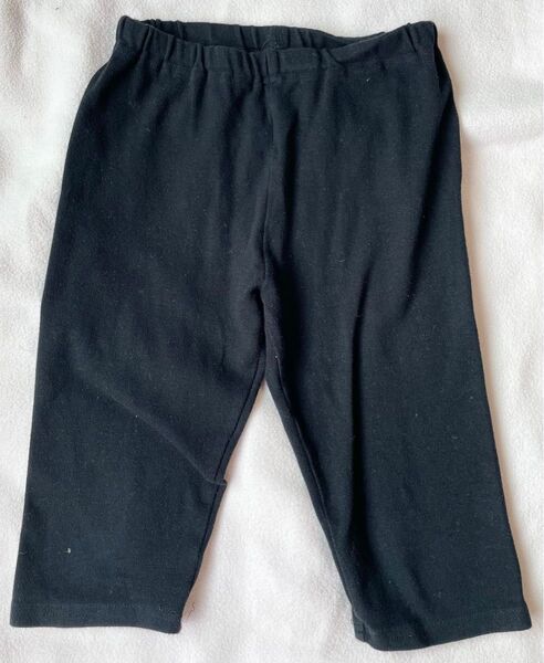 MUJI 無印良品 キッズ ハーフパンツ 130センチ 黒