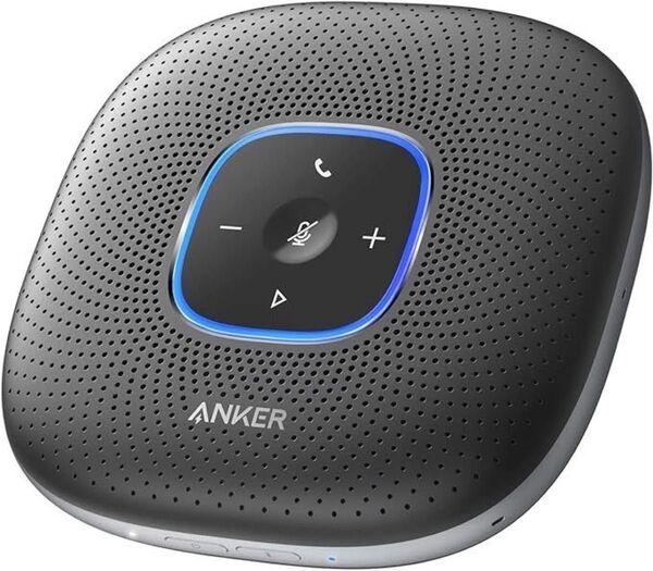 【新品未開封】Anker PowerConf A3301011スピーカーフォン オンライン会議 テレワーク (グレー:メタリック)