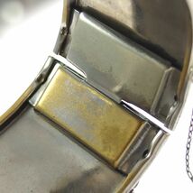 A4504◆【VARGAS】◆ 打ち出し細工のフローラル柄 * シルバートーン ◆ ヴィンテージブレスレット ◆ 腕回り17.8㎝ ◆_画像5