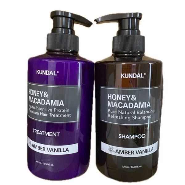 KUNDAL クンダル シャンプー トリートメント アンバー バニラ HONEY MACADAMIA 500ml