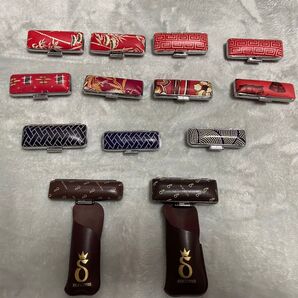 柄物 印鑑ケースまとめ売り13点セット