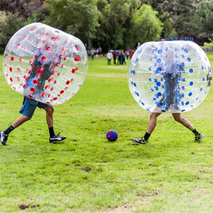  various Event . large activity does. Bubble soccer .4 piece set . cheap!