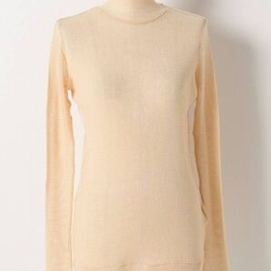 AURALEE WOOL RASCHEL MESH LS オーラリー ウールタートル ハイネック