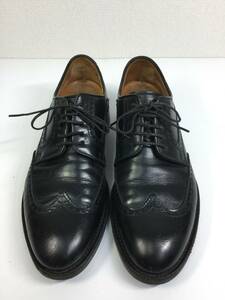 リーガル ウイングチップ　革靴　ブラック　日本製　417R　24cm