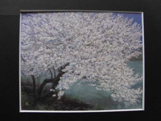 Norio Funamizu, 【fleurs de cerisier】, Livre d'art rare, Nouveau cadre de haute qualité inclus, En bonne condition, livraison gratuite, Peinture, Peinture à l'huile, Nature, Peinture de paysage