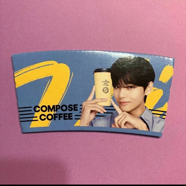 韓国 compose coffee 限定 V カップホルダー⑥BTS