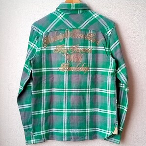 UN:THEM ANTHEM アンセム ヘビーフランネル 刺繍 Mサイズ