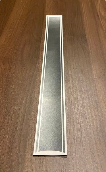 値下げ!タンクステッカー デカール ストライプ ガンメタリック 1枚 450mm×50mm