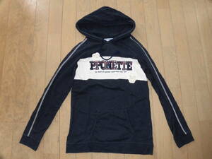  Pom Ponette * navy blue. with a hood . long sleeve *160