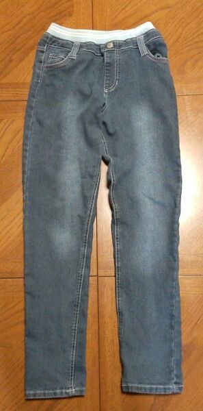 ガールズ向け【ストレッチデニムパンツ155cmから165cm】このサイズでは珍しいウエストゴム仕様