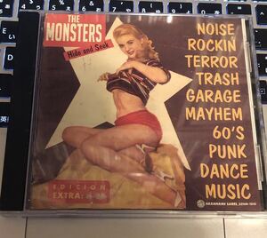 THE MONSTERS モンスターズ HIDE AND SEEK ハイド アンド シーク PUNK ROCK TRASH MUSIC GARAGE SAZANAMI LABEL さざなみ