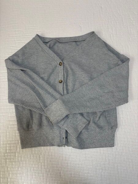 カーディガン グレー