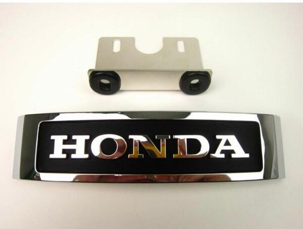 DAX シャリー HONDAロゴ フロントフォーク立体エンブレム 取り付けブラケットセット