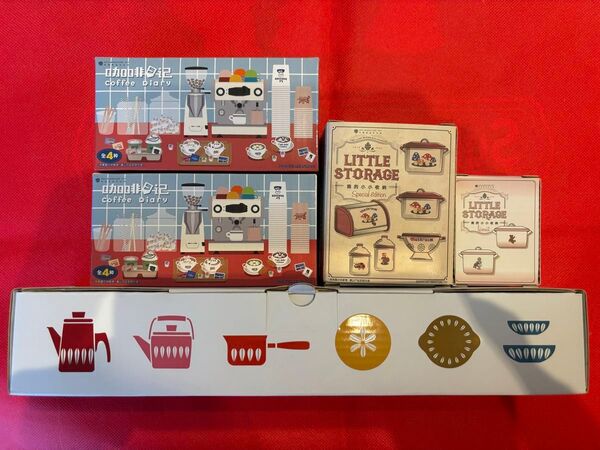 UES MINIATURE TOY LITTLE STORAGE COFFEE DIARY ケトル プレート 北欧 ミニチュア