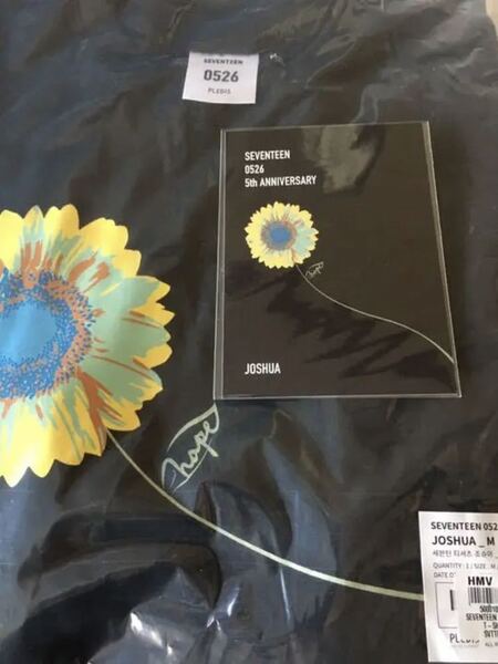 即決 HMV日本語特典カード付き SEVENTEEN 0526 T-SHIRT JOSHUA Mサイズ 新品未開封
