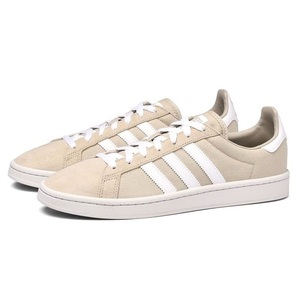 ☆adidas Campus 灰色がかった薄ベージュ/白 28.5cm アディダス キャンパス DA8929