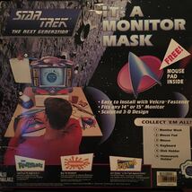 【お買得品】【超レア】スター・トレック　it's a monitor mask【モニターマスク】【STAR TREK：The Next Generation】【未使用品】_画像2