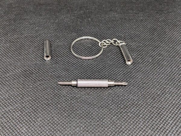 ミニドライバー マイナス プラス 精密 キーホルダー 六角