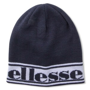 ★新品★即決★送料188円~★定価4000円＋税★50%OFF★ellesse エレッセ ニットキャップ NAVY テニス