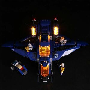 MOC LEGO レゴ ブロック スーパー・ヒーローズ 76126 互換 アベンジャーズ・アルティメット・クインジェット LED ライト キット DL014