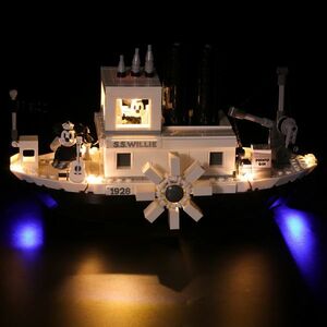 MOC LEGO レゴ ブロック 21317 アイデア 互換 蒸気船ウィリー LED ライト キット DL003