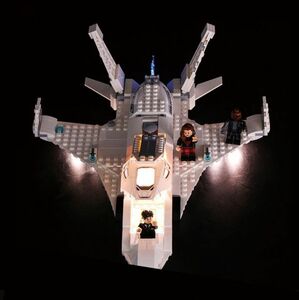 MOC LEGO レゴ スーパー・ヒーローズ マーベル スパイダーマン 76130 互換 スターク・ジェットとドローン攻撃 LED ライト キット DL018