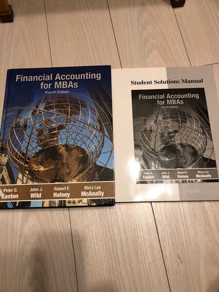Financial Accounting for MBAsと解説書のセット