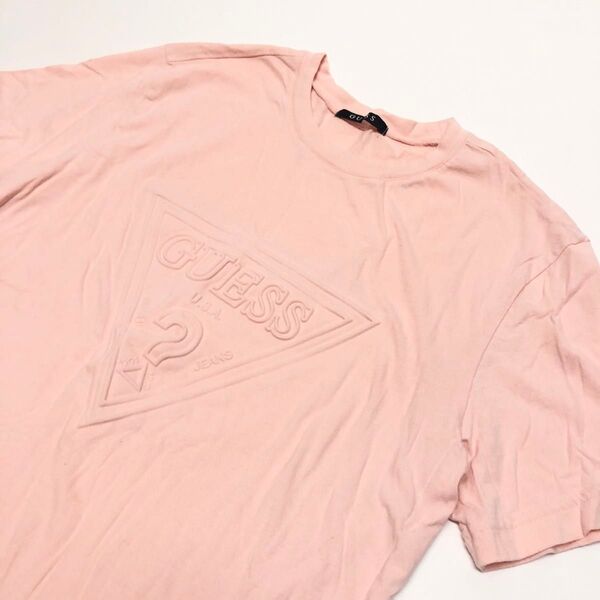 GUESS《ゲス》半袖 エンボス加工 Tシャツ / L
