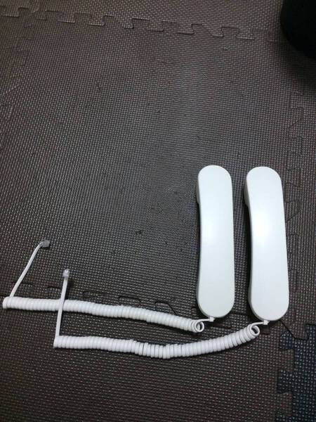 日立 ナカヨ Si用受話器 日焼け無し 動作確認済み (管0000)