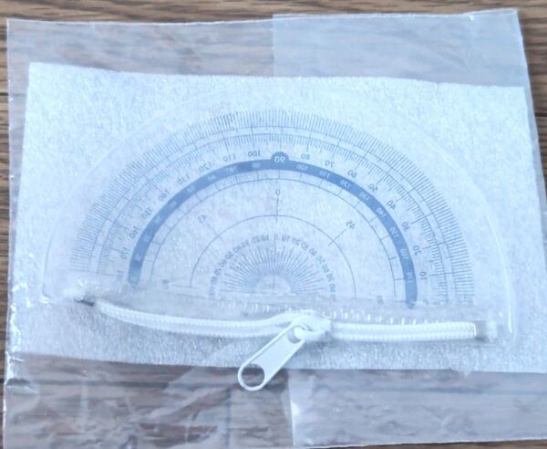 カプセルコレクション 「定規ポーチ」 分度器