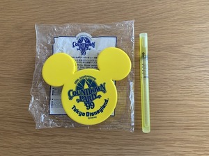 ★非売品★　1999年　ディズニー　カウントダウンパーティ'99　ミッキー型タンバリン 東京ディズニーランド　TDL