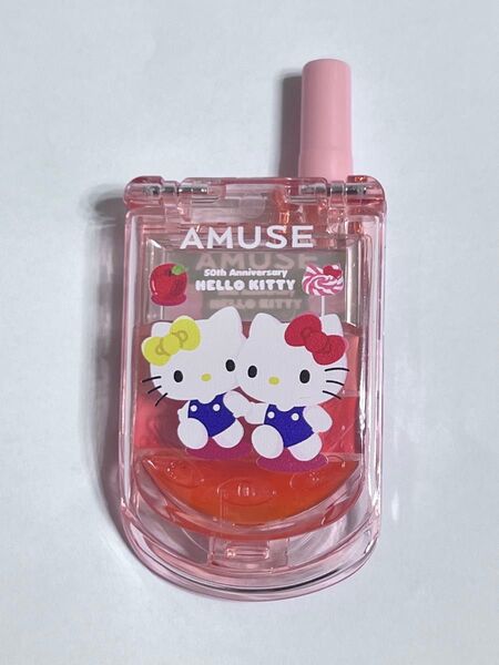 AMUSE アミューズ ハローキティ コラボ限定エディション リップ&チークセルフォン 01 アップルソーダ