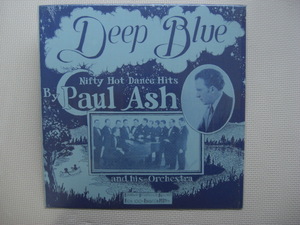 ＊【LP】Paul Ash and his Orchestra／Deep Blue（BR119）（輸入盤）