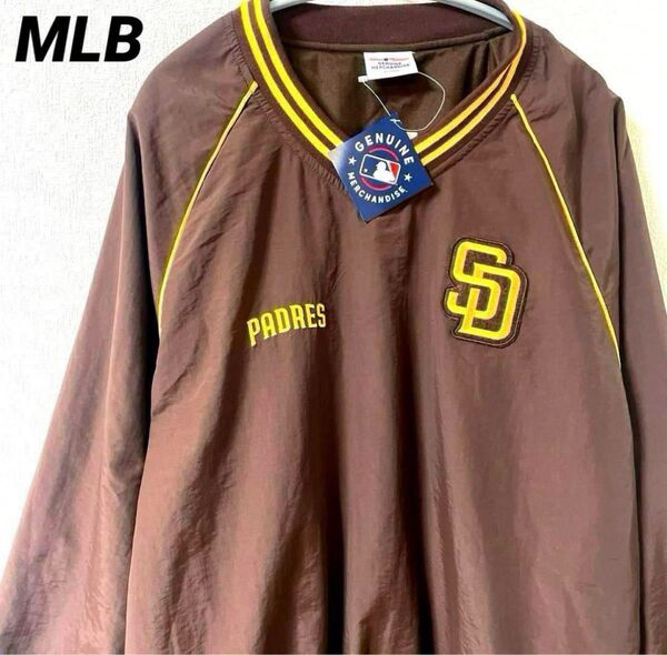 新品 MLB サンディエゴ・パドレス ナイロンジャケット 希少 L