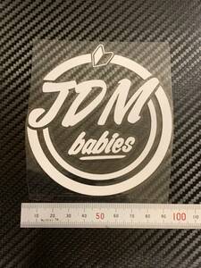 JDM babies ベビーズ　ステッカー　デカール　カスタムカー　ヘラフラ　初心者　シャコタン　車高短　全国一律送料84円