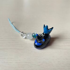 ハンドメイド ミドリリュウグウウミウシ ストラップ