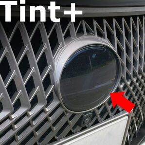 Tint+カット済み 前後エンブレム スモークフィルム(スモーク20%) レクサス LS500 LS 50系 専用