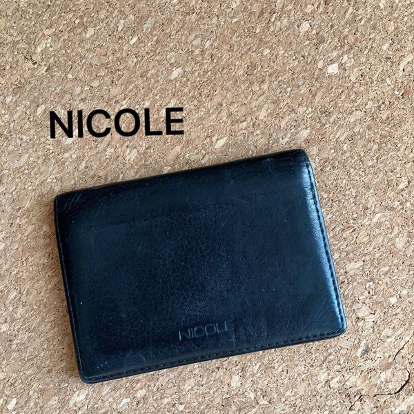 NICOLEニコル レザー カードケース