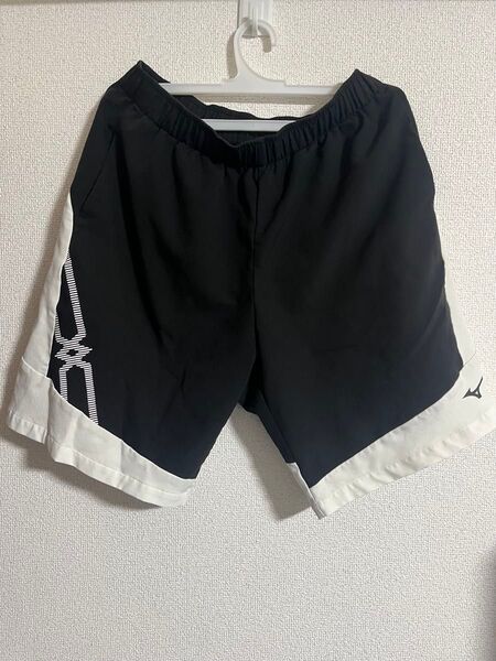 ミズノ ハーフパンツ ショートパンツ 黒 ブラック xl