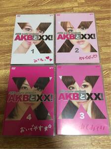 akb48 akbとXX! 4巻セット DVD #乃木坂46/#欅坂46ファンの方も！