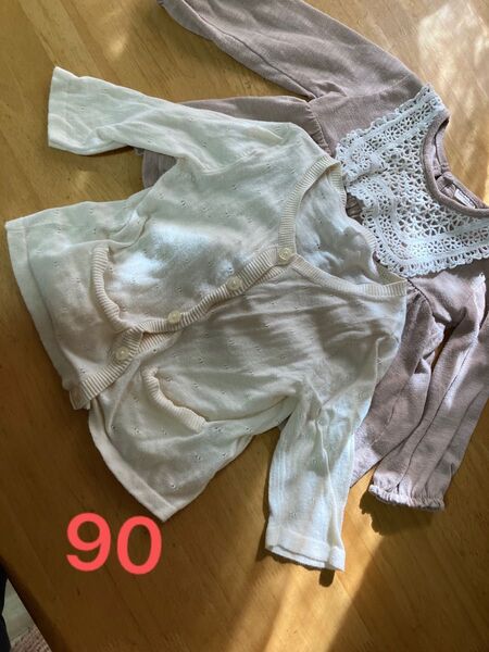 子供服 カーディガン トップス90