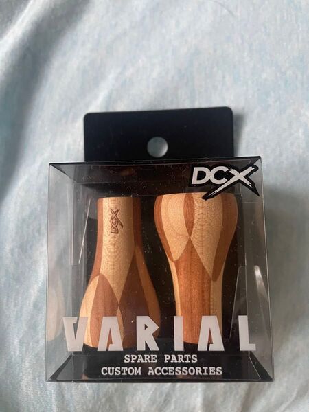 新品未使用 DRT DCXウッドノブ Checkered WOOD KNOB バリアル varial