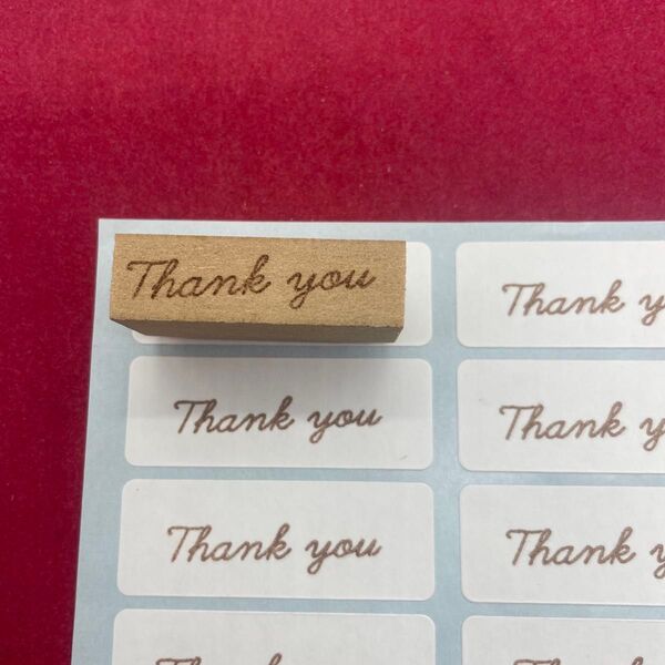 ThankYou 4スタンプ はんこ