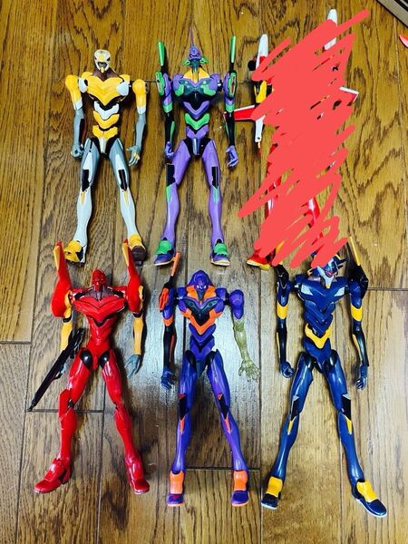 エヴァンゲリオン 5体セット